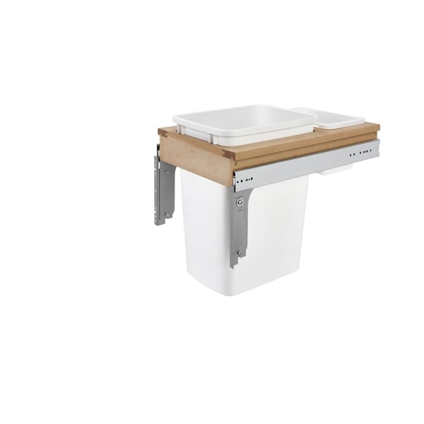 Rev-A-Shelf Maple Veneer, Light Brown, 13.5 in W, 17.88 in H, 22.125 in D, 22.13 in L, Light Brown 4WCTM-12DM1-343-FL - main